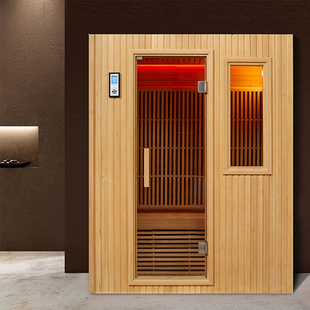 La moda 2 personas Piscina interior Sauna de Madera seca