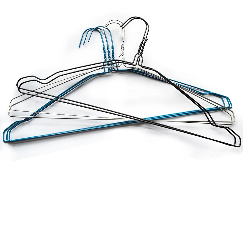 Factory Wholesale/Supplier Laundry Drying Hanger PVC Coated Wire Metal Clothes Hangers