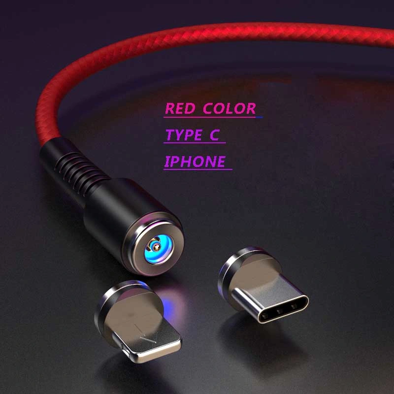 Magnetic Charger 3 in 1 Fast Harger USB Cable for Mobile Phones