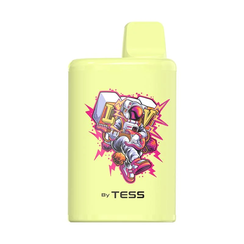 Tess Nuevo Diseño 6000 inhalaciones de 3% desechables Nic Logotipo personalizado e cigarrillo