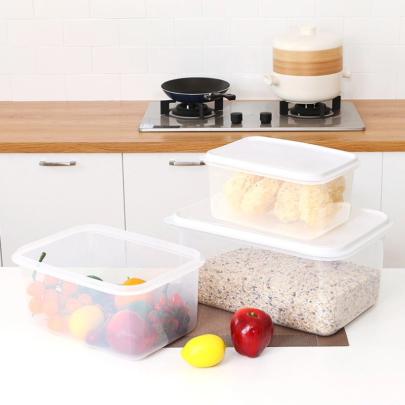 Multifunctional Airtight Covered Sealed Dust Free Cereal Beans Rice Food Plastic Containers Plastic Storage Box