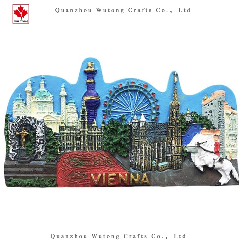 Vienna Österreich Souvenir Harz Kühlschrank Magnet Home Dekoration