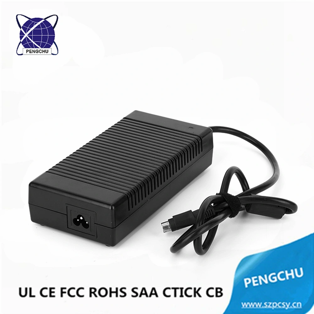 DOE Level VI AC to DC 24V 240W 10A Switching Power Supply with UL CE FCC RoHS SAA CB