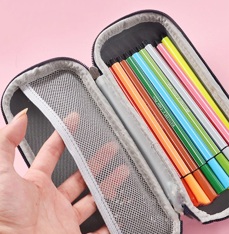 OEM ODM Stationery Case Custom Promotional Waterproof Hard EVA Pencil Bag