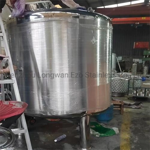 Sanitary Stainless Steel Pressure Vacuum Sterile Herbal Insulated Vertical Storage Tank