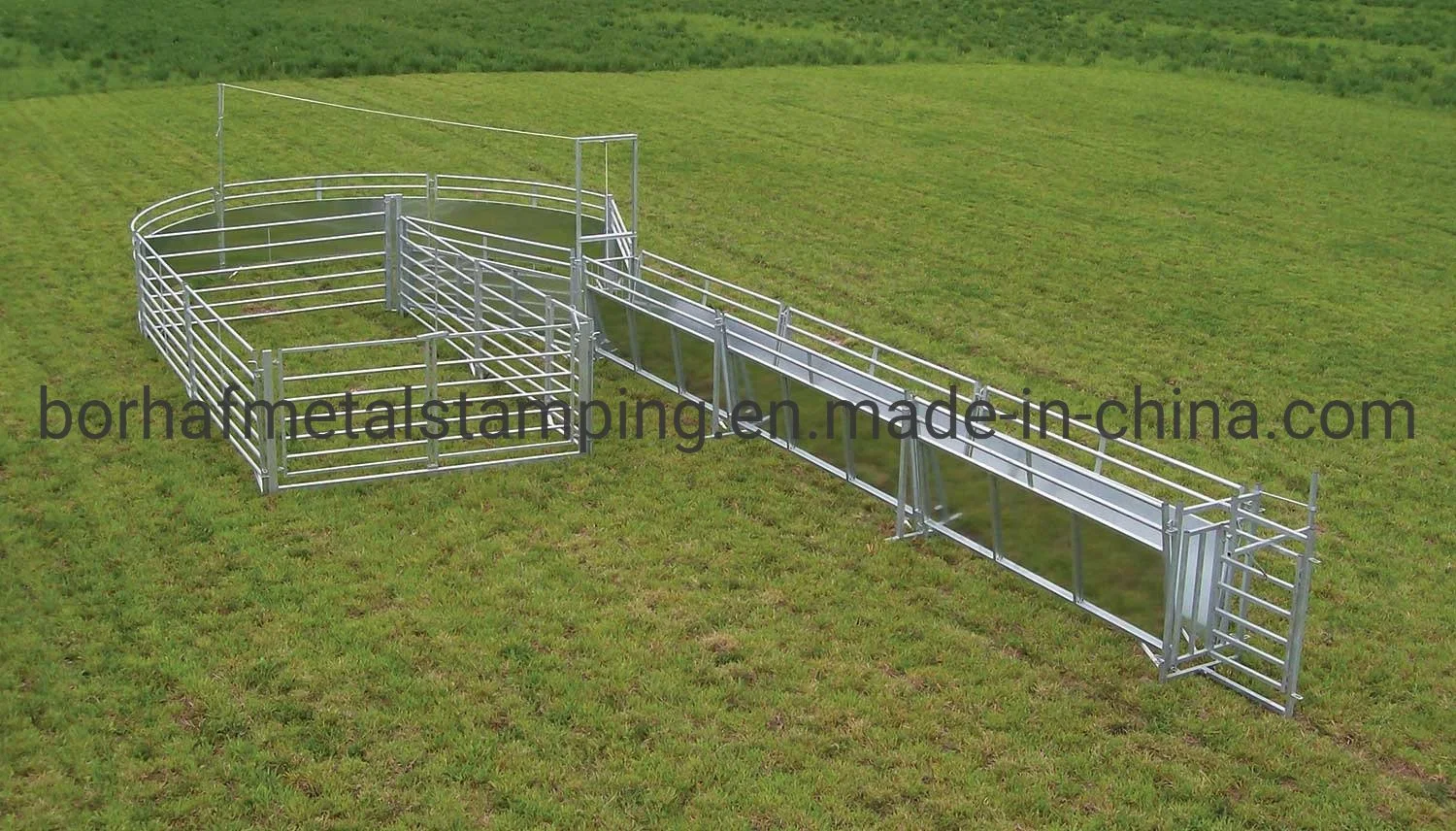 Chinesischer Hersteller Rinder Handling System Laden Rutschanlagen Fangen Rutsche Squeeze Chute Cattleman Chute Portable Circular Livestock Handling Systems for Livestock