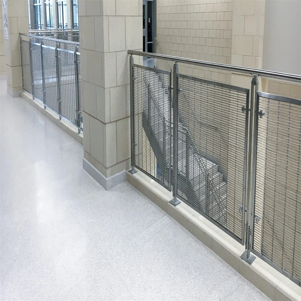 Simple Frameless Stainless Steel Balustrade with Glass Clamp for Staircase and Balcony