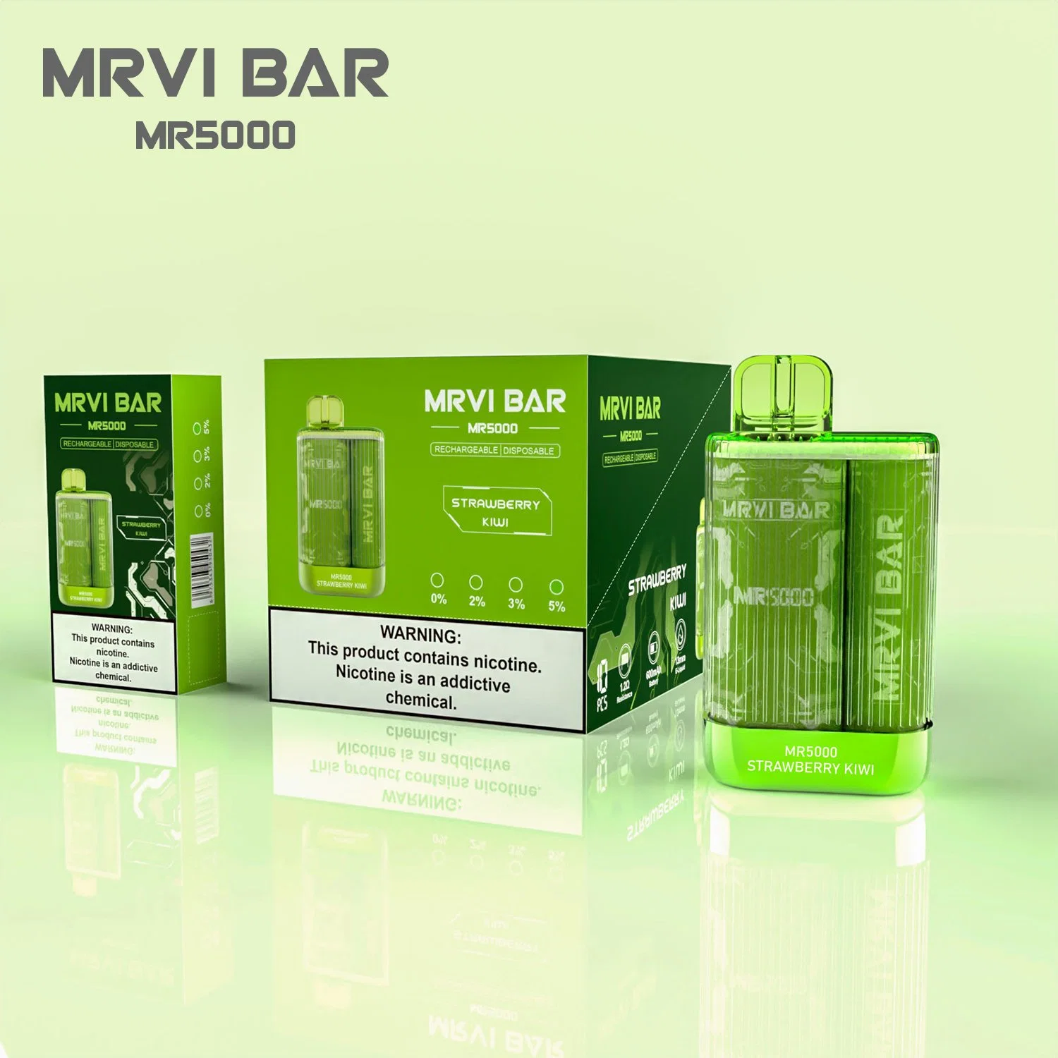 OEM Custom Vaporizer Pen Mrvi 5000 Puffs Bar Wholesale/Supplier Disposable/Chargeable Electronic Cigarette Vape Cartridges Vape Pen