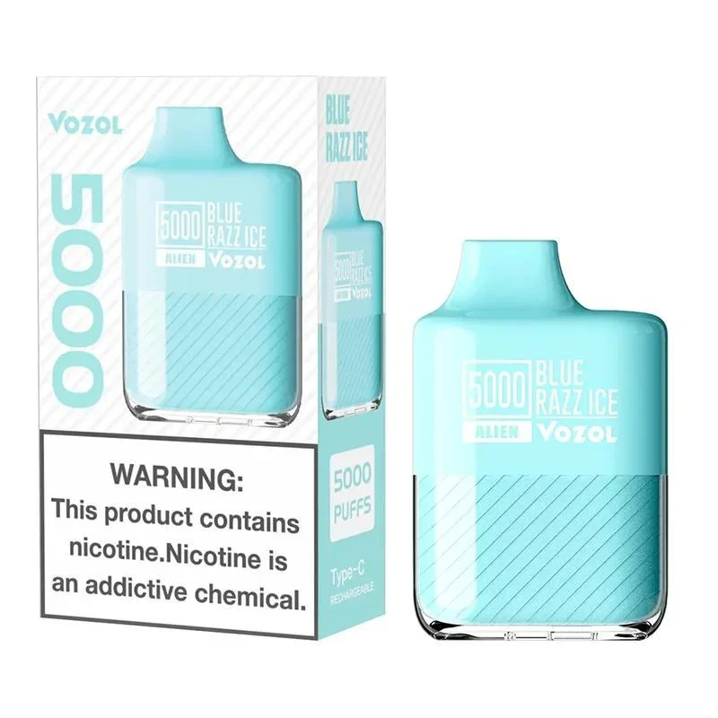 Disposable/Chargeable Vape Wholesale/Supplier Authentic Vozol Alien 5000 Puffs 14ml 2% 5% Nicotine Disposable/Chargeable 20 Mixed Flavors High quality/High cost performance vape Vape