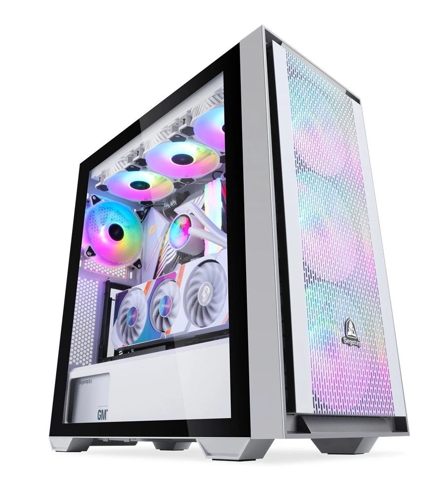 2022-White-Segotep-OEM-One-Side-Tempered-Glass-White DIY PC Casing