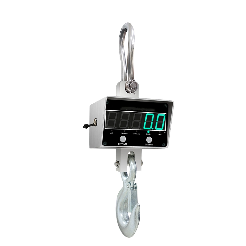 Carbon Steel Shell Wireless Digital Hanging Scale Electronic Crane Scale with LED Display