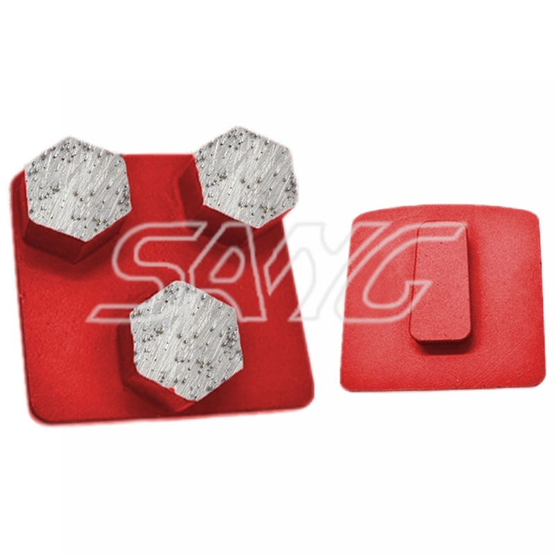 Metal Bond Concrete Gloor Grinder Diamond Grinding Shoes Plate Block