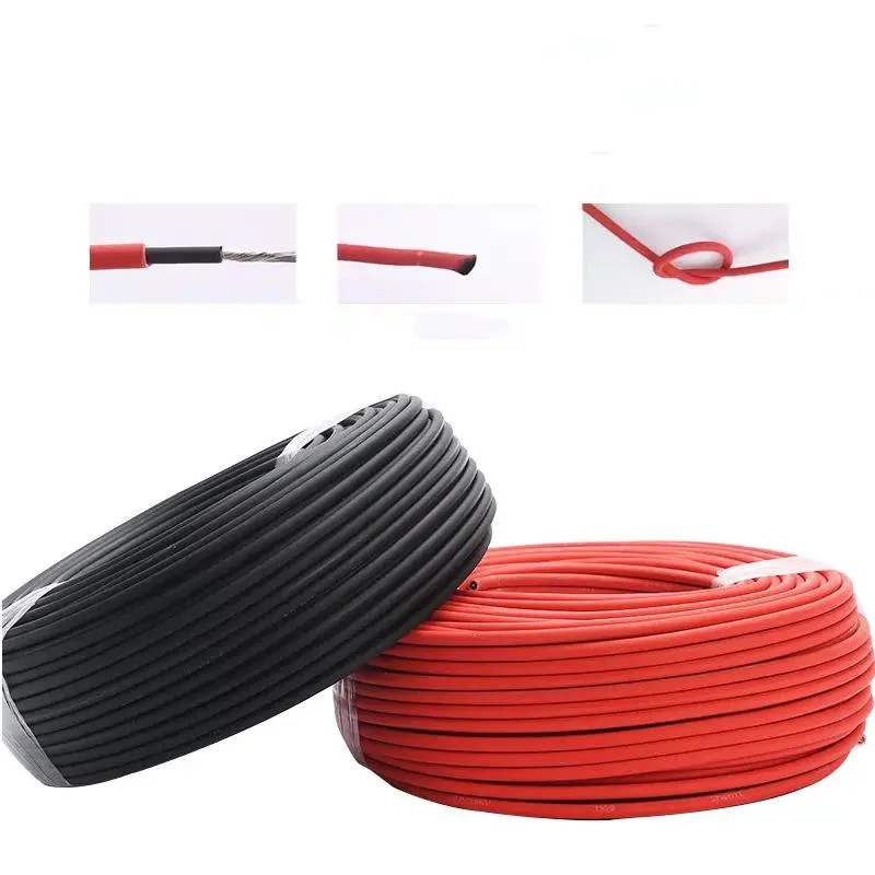 Customized XLPE Insulated Wire 4mm 6mm 10mm PV Solar Cable for Solar Panel