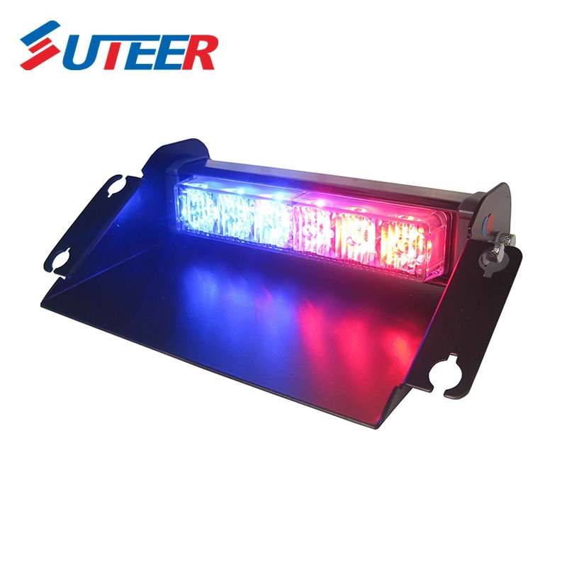 Red Blue Police Car LED Strobe Flashing Interior Windshield Light (VL16T)