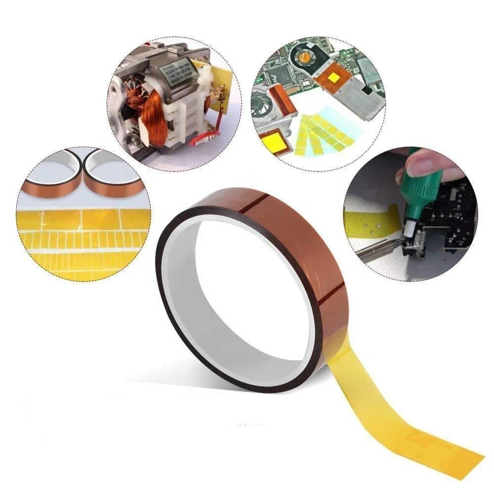 Roll Heat Resistance Masking Pi Film Electrical Insulation Silicone adhesive Polyimide Tape