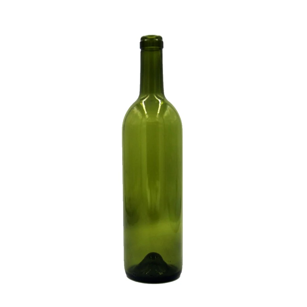 Wholesale/Supplier Empty Red Ice Wine 500ml 1000ml 750ml Black Wine Bottle with Cork