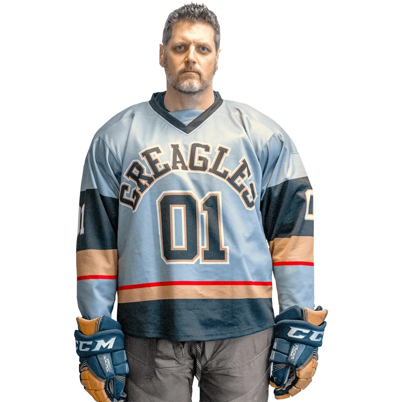 Custom Full Dye Sublimation Team Practice Men Quick-Dry Reversible Ice Hockey Jersey