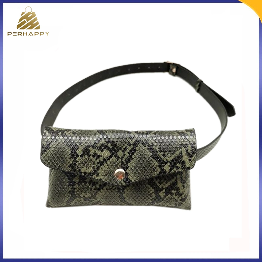 Fashion Hot Selling Women PU Leather Belt Bag Fanny Pack Crossbody Waist Bag Handbag