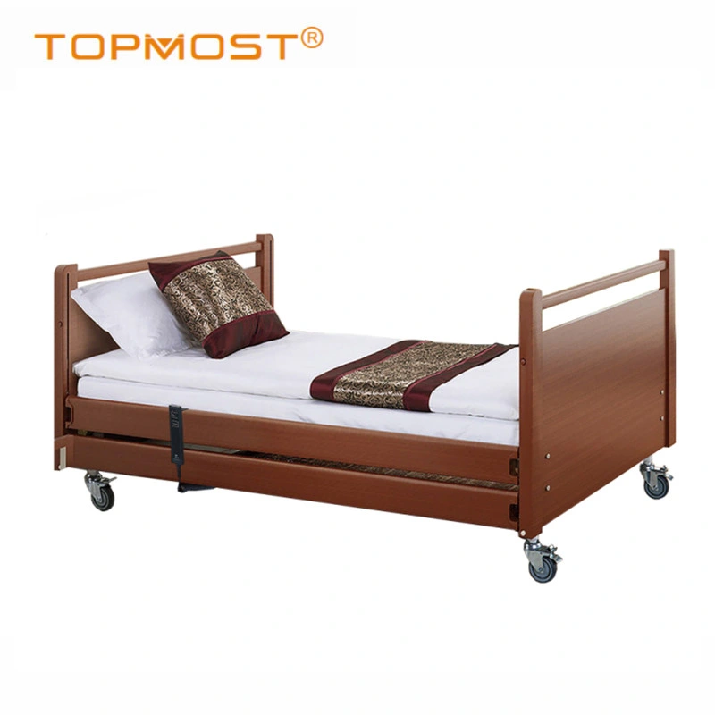 Medical Equipment Five Functions Bed Electric Super-Low Home Care Bed