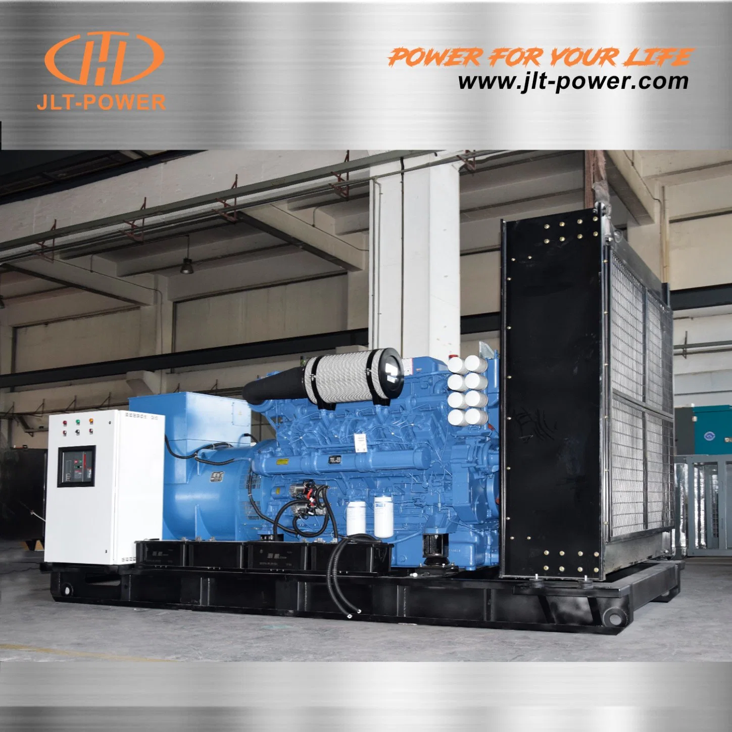 620kw 775kVA Diesel Generator Set for The Project Is Powered by Three-Phase Double Bearing AVR Brushless Alternator