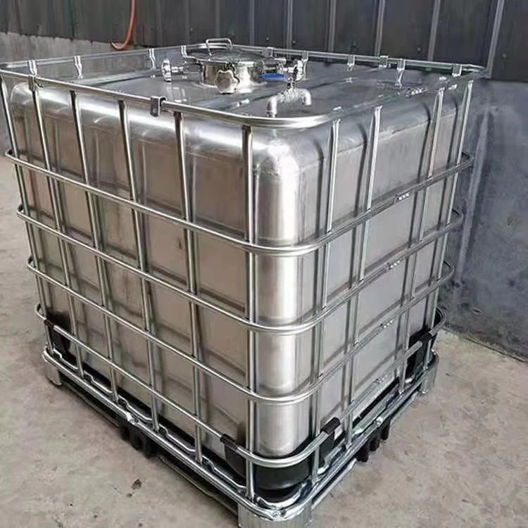 1000L Liter chemischer IBC-Behälter aus Edelstahl