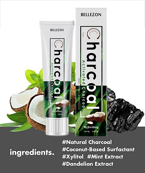 OEM in-Stock Oral Care Products Teeth Whitening and Breath Fresh Organic Charcoal Toothpaste