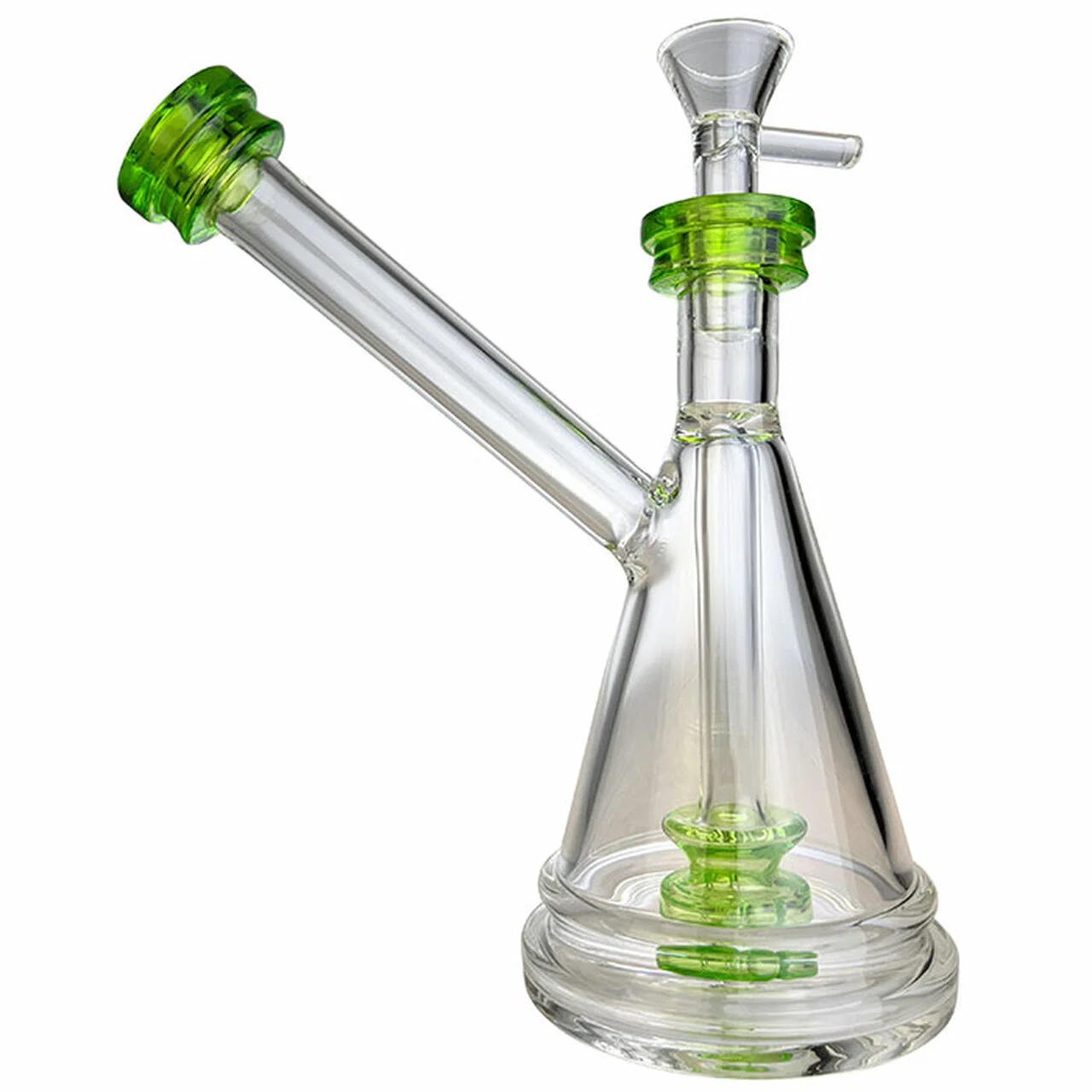 7" Color Rim Bubbler Water Pipe - with 14m Bowl & 4mm Banger Glass Shisha Smoking Pipe Glass Pipe Glass Smoking Pipe Rolling Paper