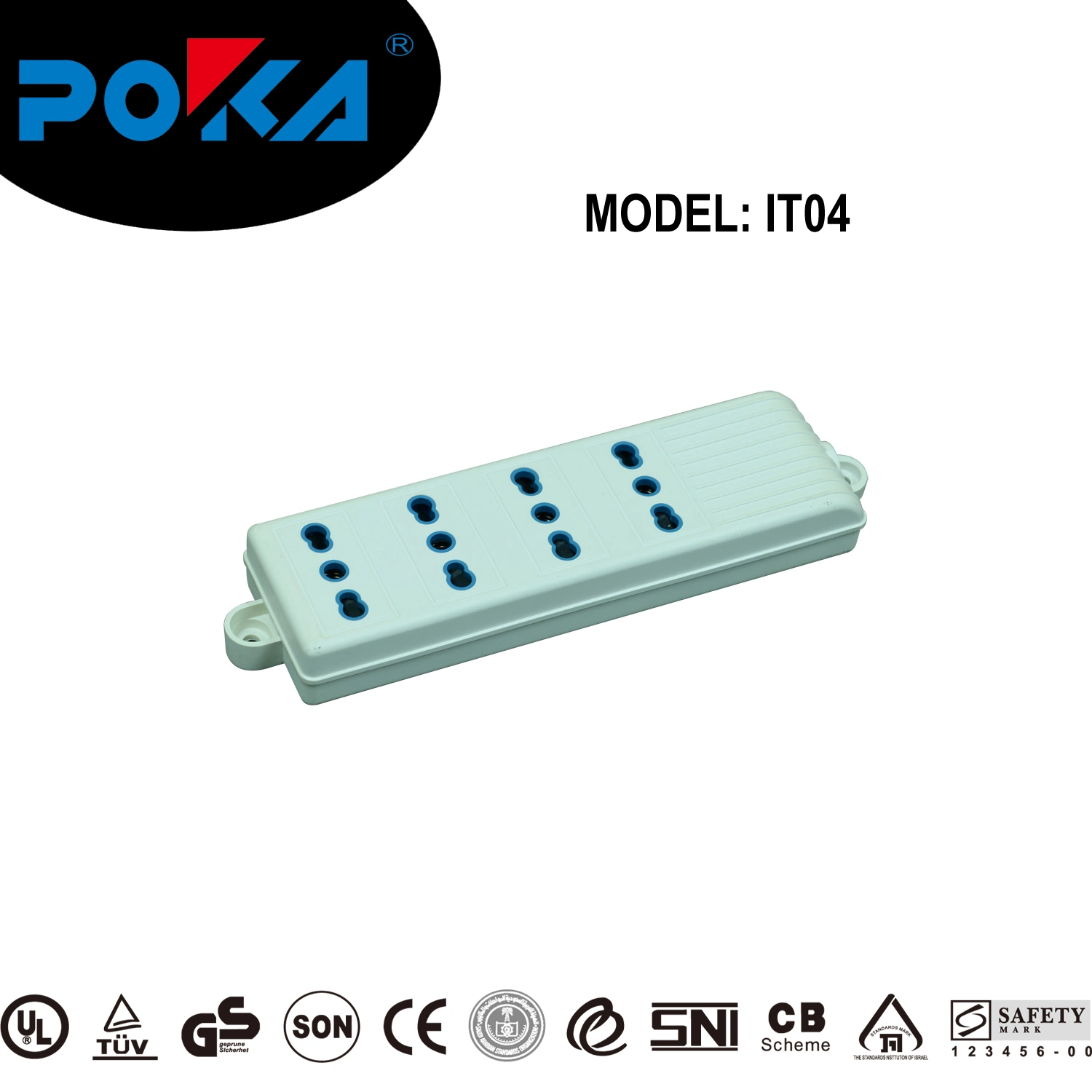 16A Italia toma extensión Manufacter