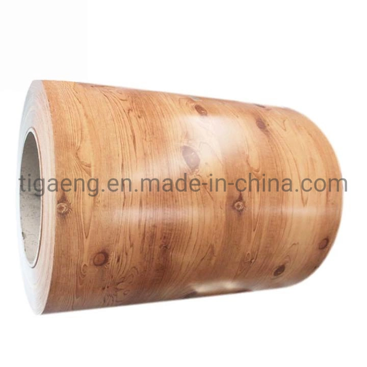 Factory Manufacture PPGI PPGL Steel Coil/Roll Printed Wooden Pattern Galvanized Aluzinc Steel Coil