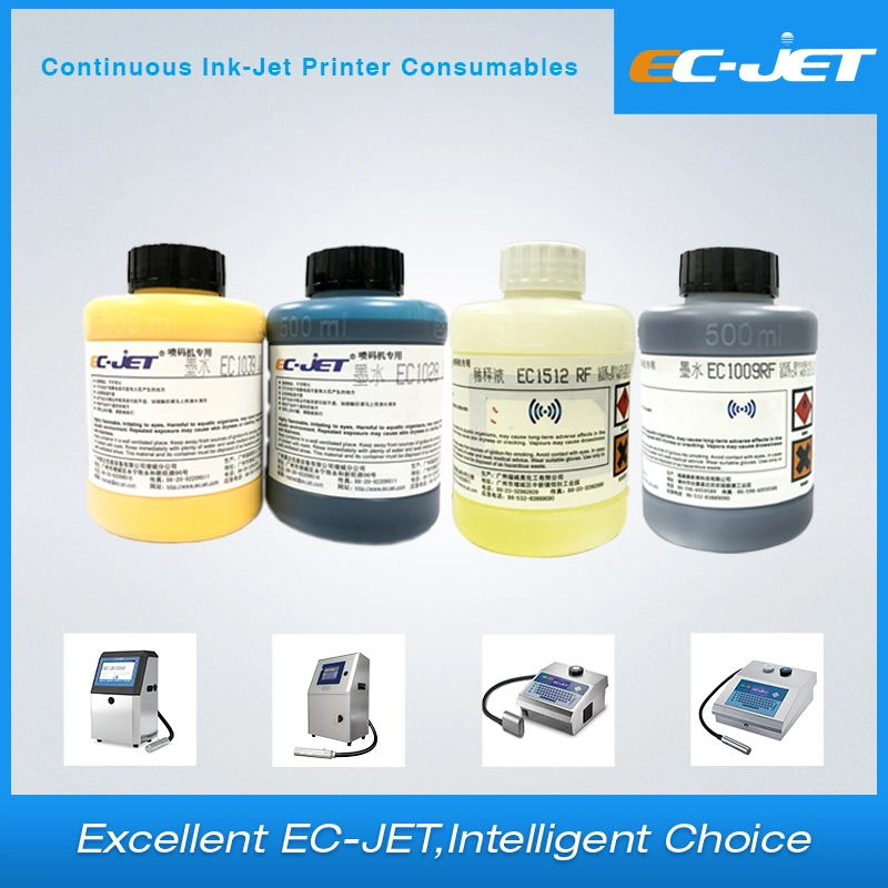 Ec-Jet Eco 4 colores de alta calidad de impresión con Tinta de Sublimación Sublimación para impresora Videojet Domino Markem Imaje Linx Kgk Hitachit impresora