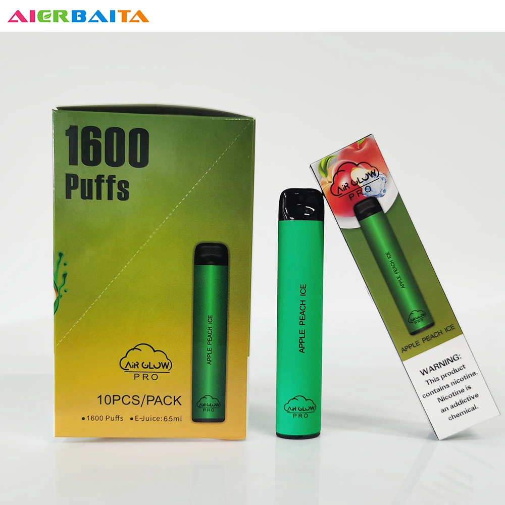 Las fábricas de cigarrillos E CIG 1600 Titular de la Mayorista/Proveedor de bolitas de pluma de Vape desechables