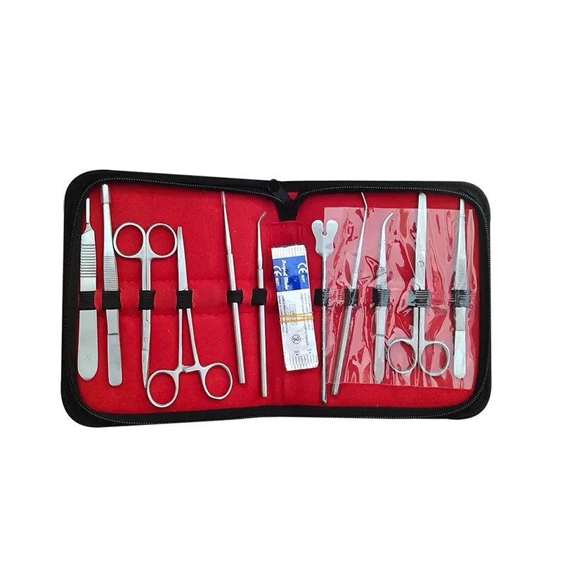 Prof. Quality Surgical Dental Instruments+Anatomy Set Medical Basic Dissecting Kit