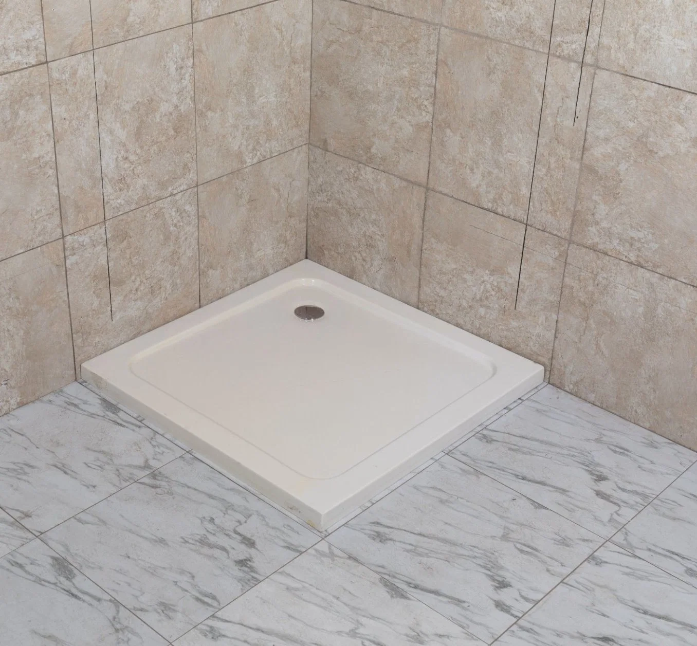 Square Acrylic Cheap Shower Tray for Bathroom