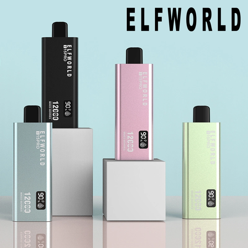 Airflow Adjustable & Screen Disposable/Chargeable Electronic Cigarette Big Puffs Disposable/Chargeable Vape Pen 15000/18000/12000 Electronic Cigarette Vaper LED Display Screen Vapor