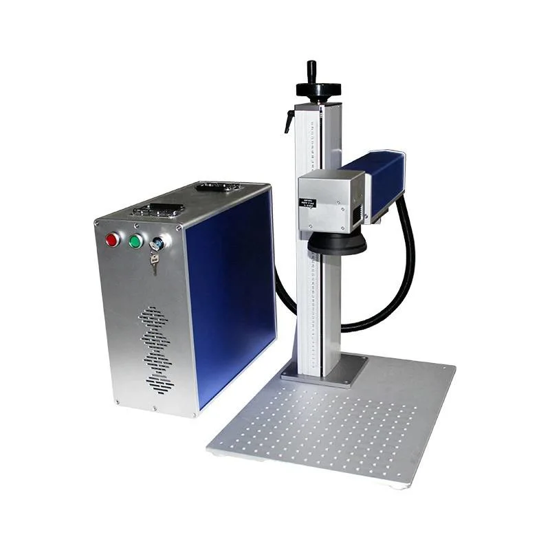 Technical Guidance Machine Ring Name Writing Raycus Fiber Laser Marking Machine with Rotary