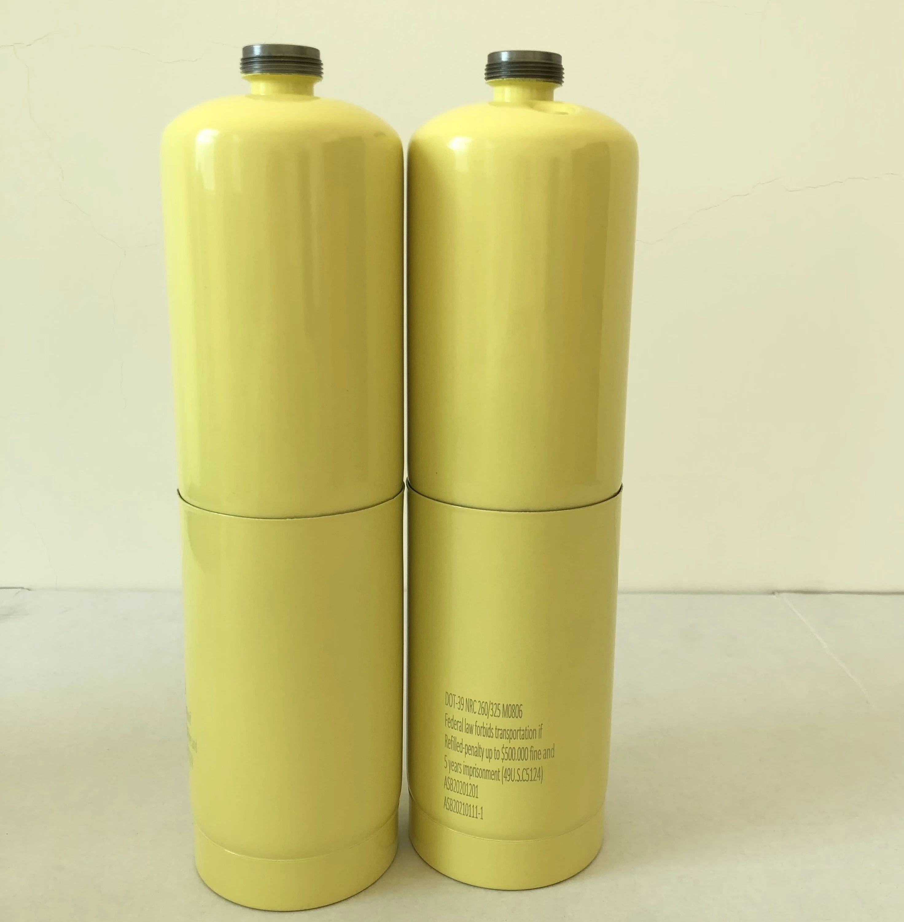 Certified Calibration Gas in 17L Bottles DOT-39