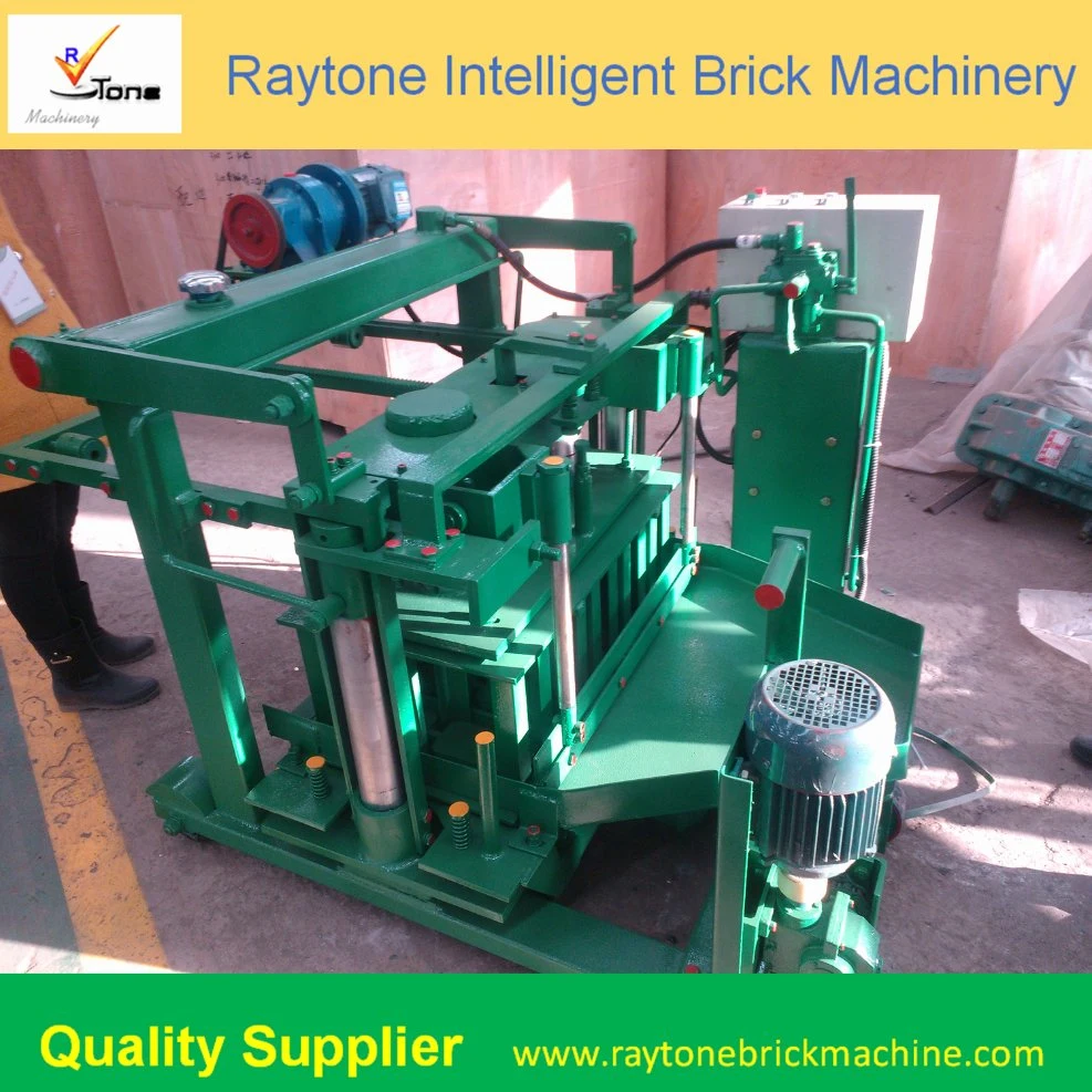 Qt40-3A Small Cement Hollow Block Making Machine Brick Machinery