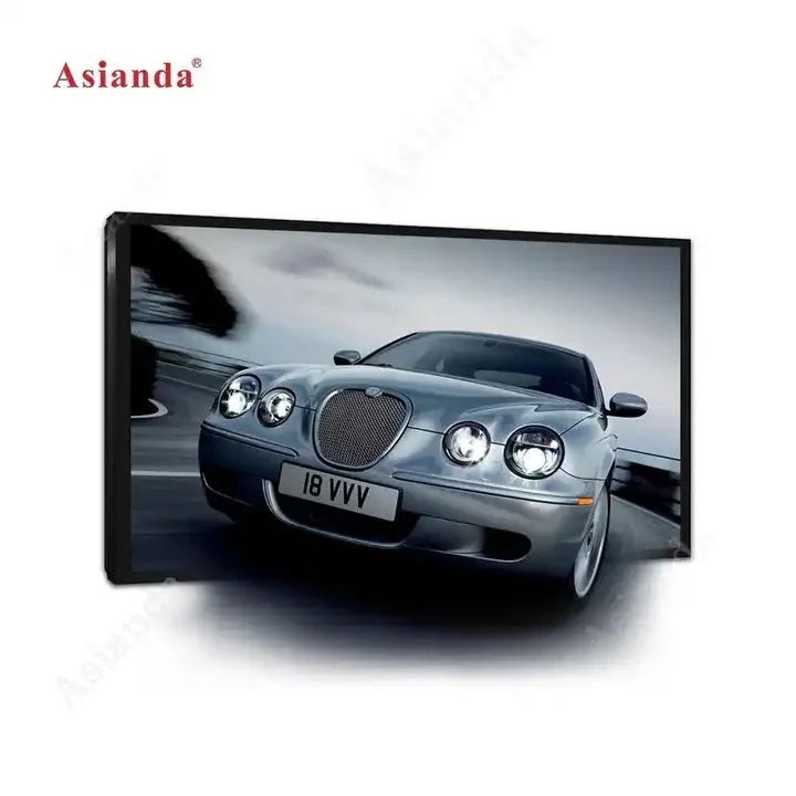 OEM Wall Mount Advertising Machine Low Noise Remote Control System Ultra-Thin HD Digital LCD Display