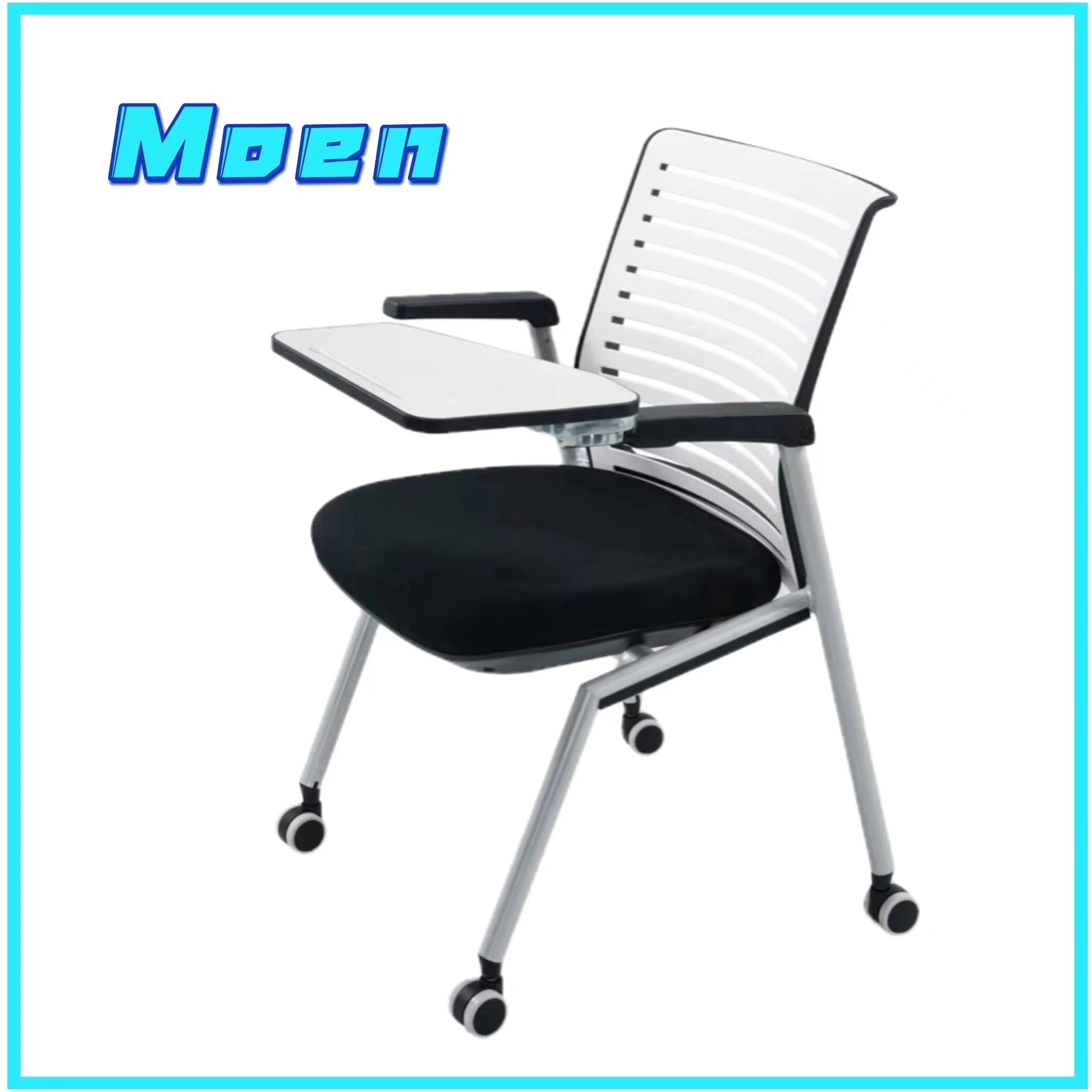 Quality Chairs Wholesale/Supplier Visitor Back Mesh Writing Pad Fabric Folding Armrest