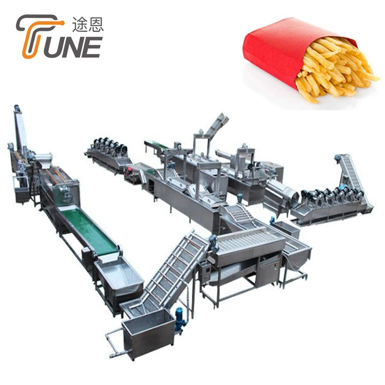 Automatic Fried Potato French Fries Production Device