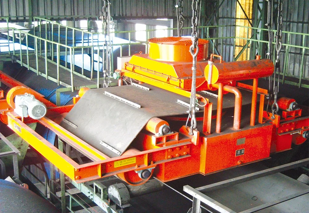 China Supplier Belt Magnetic Separator	for Removing Iron Scrap