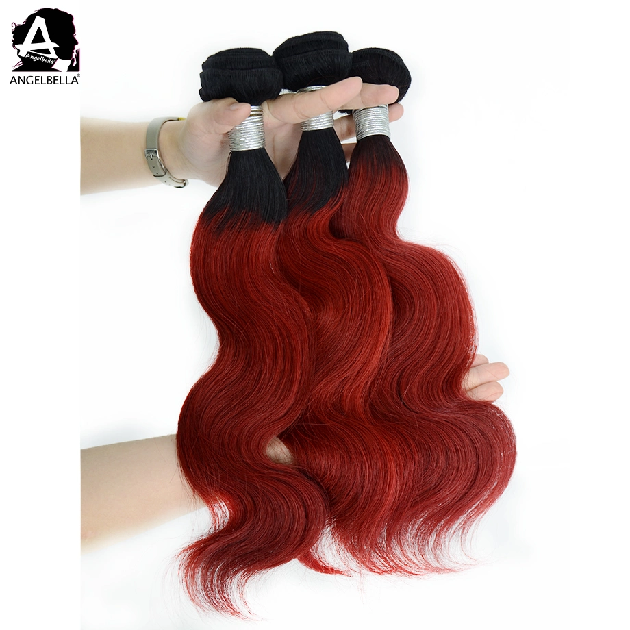 Angelbella High quality/High cost performance  Hair Bundles Natural Virgin Indian Human Hair Weft