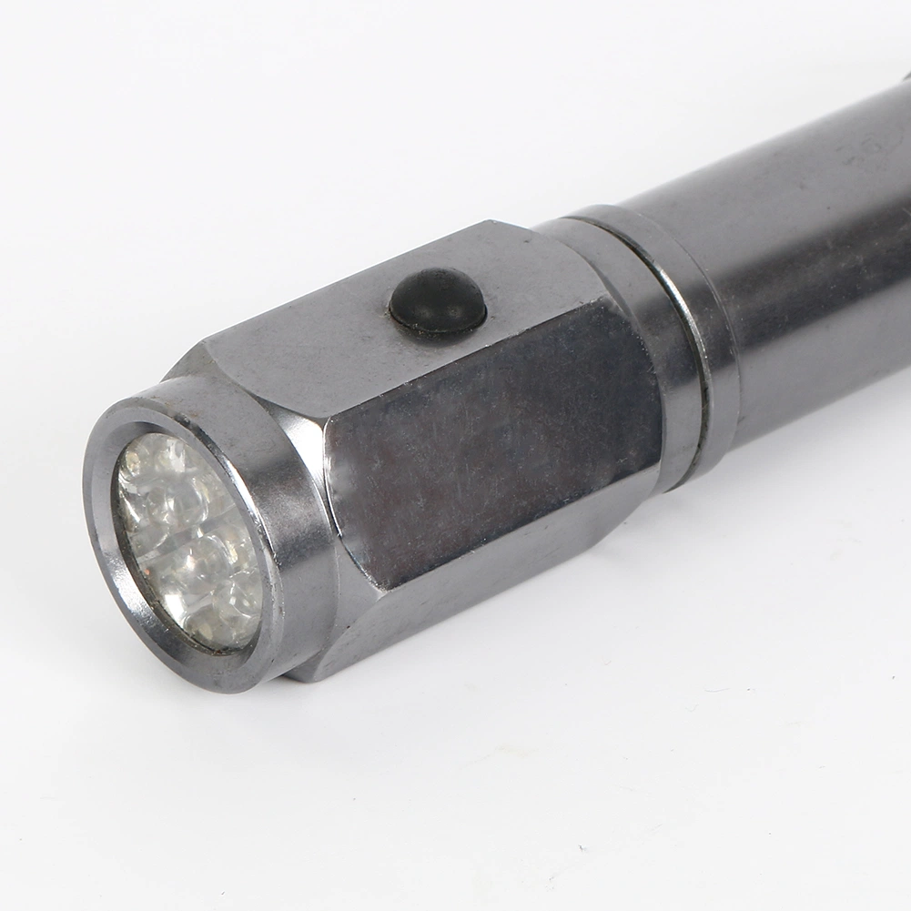 8 LED Bulb Aluminum Alloy Flashlight with Belt Cutter and Window Breaker