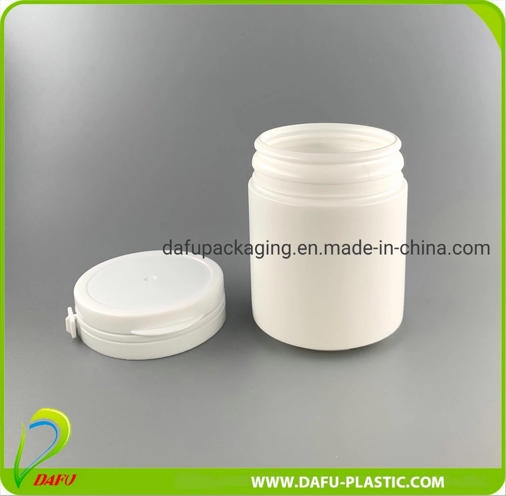 Pharmaceutical Packaging 160ml PE Plastic Capsule Bottle with Tearing Cap