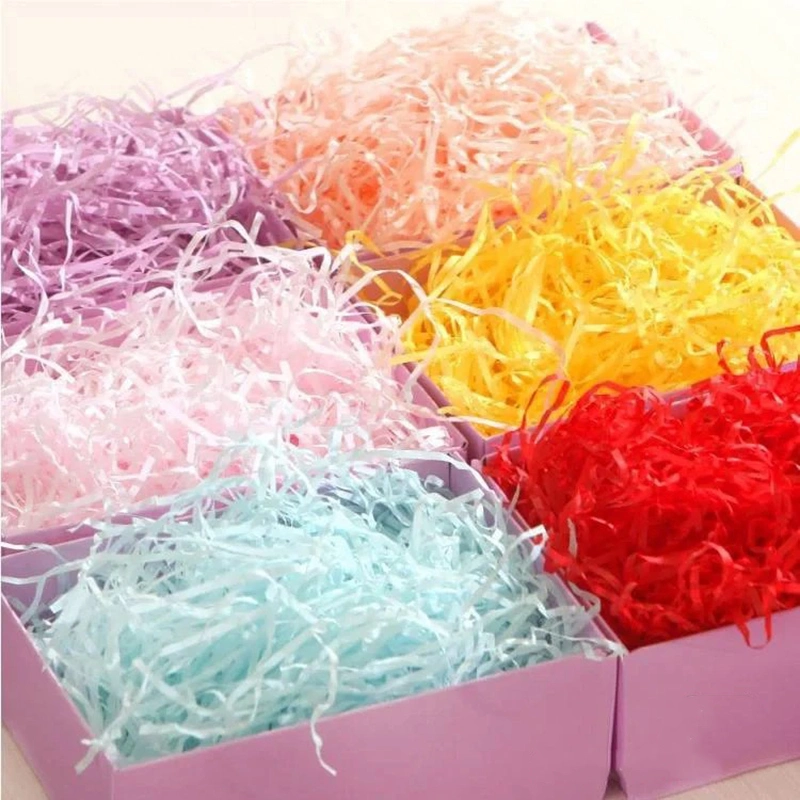 Hot Selling Shredded Kraft Paper White Mailer Box Recycled Cut Paper