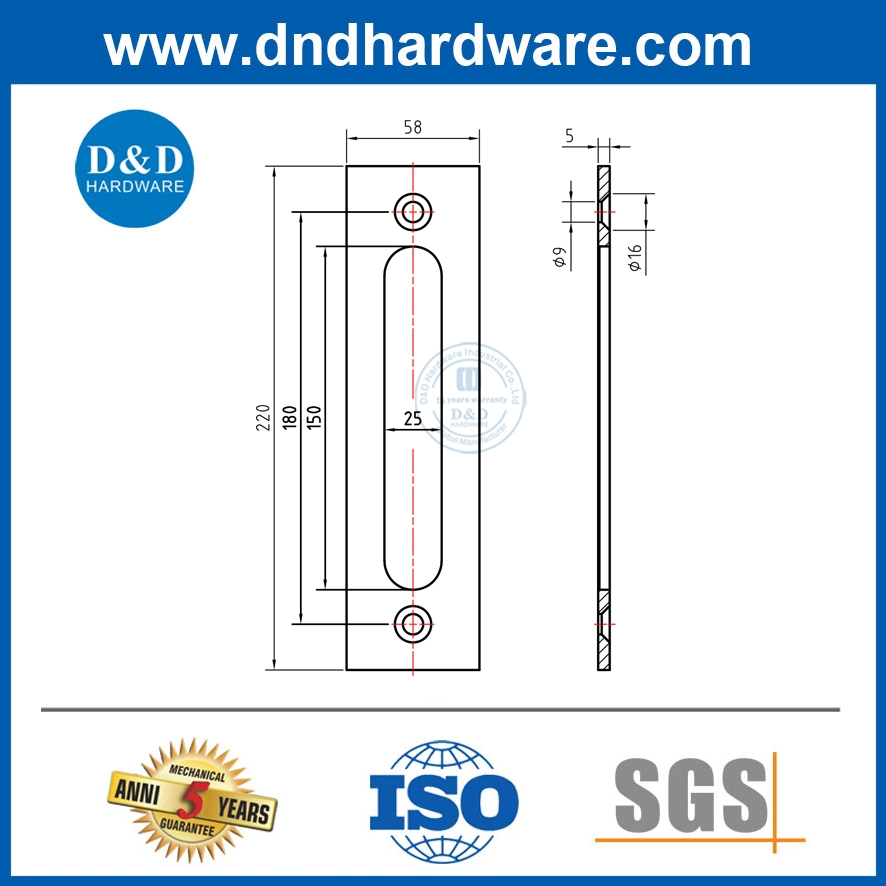 Verrou de porte coulissante en bois, poignée de meuble en acier inoxydable revêtu de poudre noire mate, quincaillerie de meuble, poignée de porte de douche encastrée, poignée de porte de grange coulissante