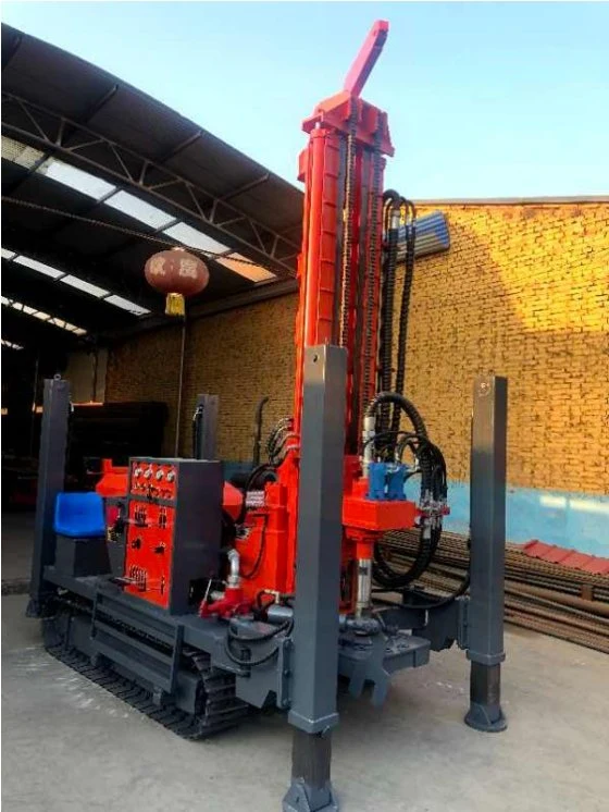 200m Tracked Borehole Rotary Drill/Drilling Rig for Water Well