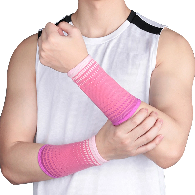 Factory Direct Sale Gym Fitness Wrist Sweatbands Custom Logo Wrist Brace