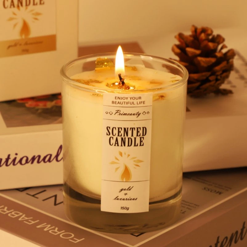 Vente en gros à chaud Nordic European Classic style Accueil Décoration parfum Bougie parfumée en coton avec cire de soja naturelle de plusieurs tailles et aromathérapie