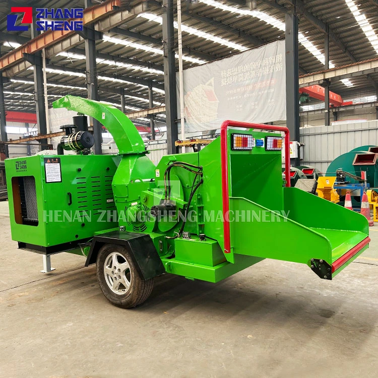 Industrial Diesel Engine Agricultural Machinery Equipment Sawdust Shredder Weed Wood Grinder